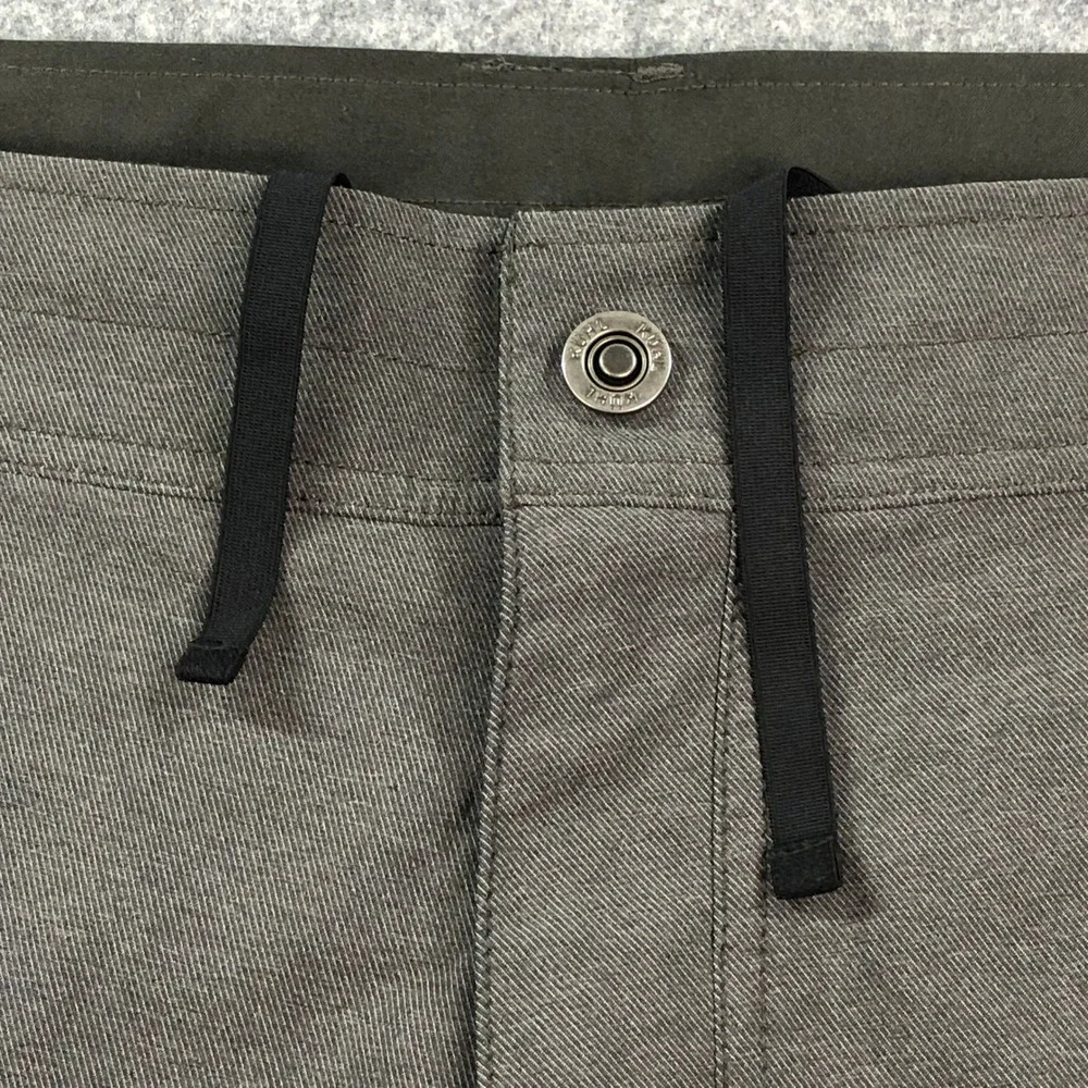 KUHL Mens Amphibia Shorts 36x10 Gray Technical Stretch Hiking Outdoor #5129